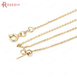18K Copper Spring Clasps Lobster Chains Bracelets