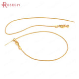 18K Copper Spring Clasps Lobster Chains Bracelets