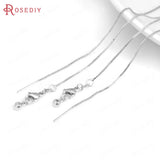 18K Copper Spring Clasps Lobster Chains Bracelets