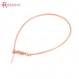 18K Copper Spring Clasps Lobster Chains Bracelets
