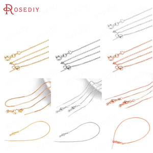 18K Copper Spring Clasps Lobster Chains Bracelets