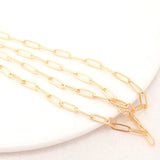 14K Brass Necklaces Finished Chains Jewelry Making Supplies