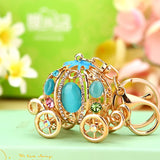 Crystal Pumpkin Keychain Women's Bags Decoration