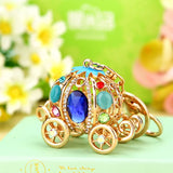 Crystal Pumpkin Keychain Women's Bags Decoration