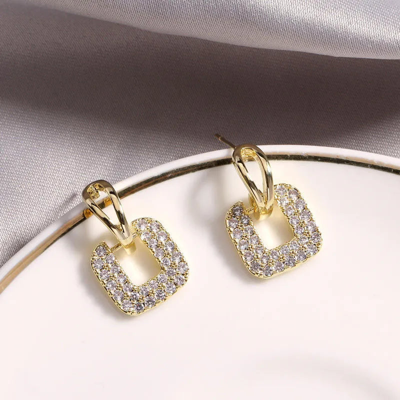 Rhinestone Earrings Personality Joker Ear Jewelry
