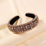 Crystal Padded Headband Women Hair Accessories Baroque Hair Bands