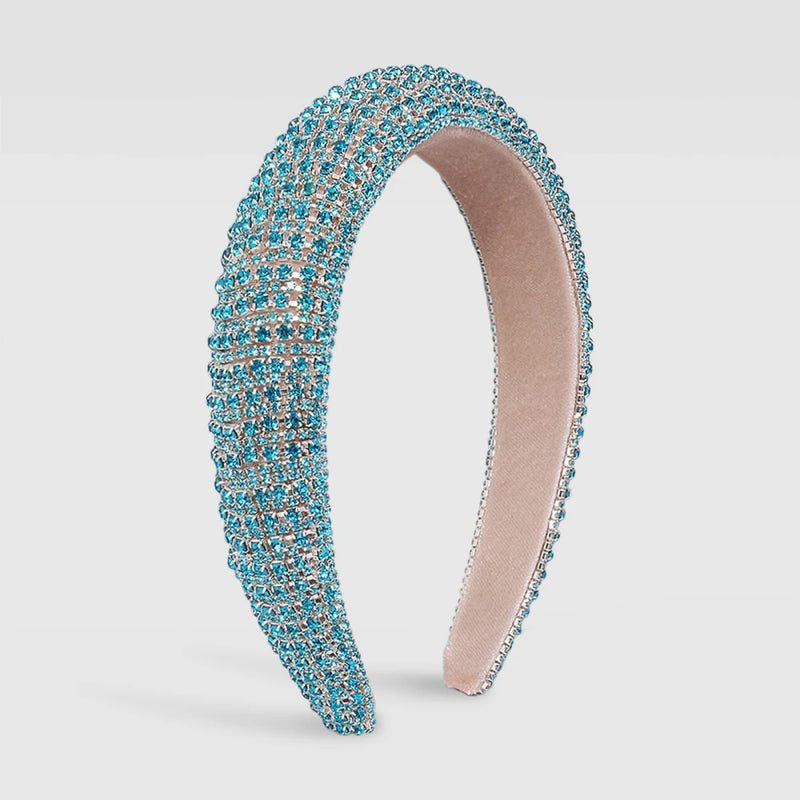 Crystal Padded Headband Women Hair Accessories Baroque Hair Bands