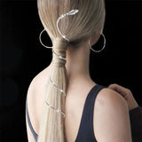 Rhinestone Snake Hair Band Tassel Crystal Headband Hairpin Women