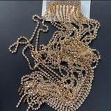 Rhinestone Hairpin Tassel Crystal Hair Chain Wedding Banquet Jewelry
