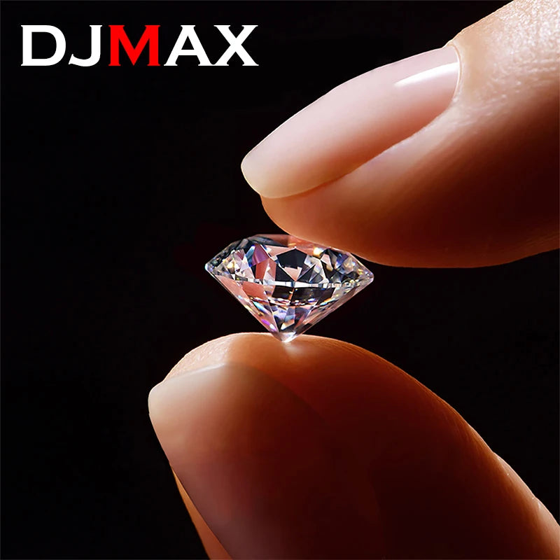 D Round Brilliant Cut Moissanites Loose Stones 0.7mm-14mm