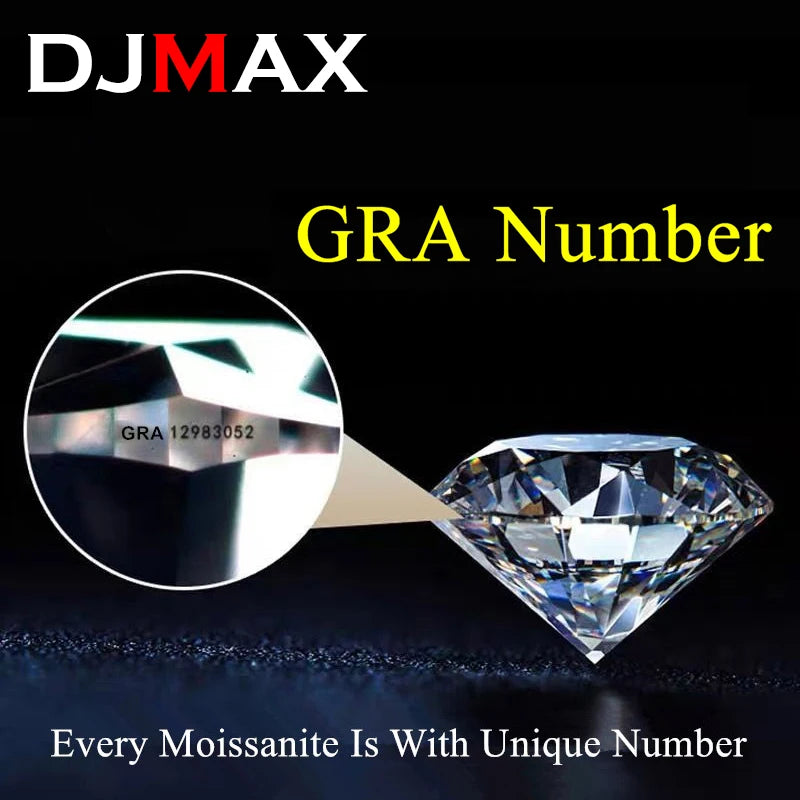 Loose Moissanites D Round Brilliant Cut Lab Grown Moissanite Diamonds
