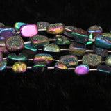 Colorful Electroplating Druzy Beads Necklace Pendant