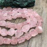 Madagascar Rose Quartz Crystal Beads for DIY Jewelry Making