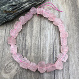 Madagascar Rose Quartz Crystal Beads for DIY Jewelry Making