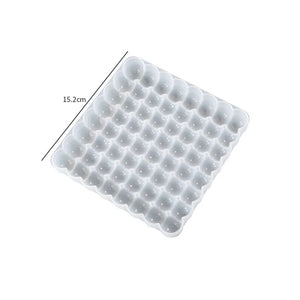 Half Round Bead Coaster Silicone Mold DIY Crystal Epoxy Resin Mold
