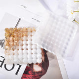 Half Round Bead Coaster Silicone Mold DIY Crystal Epoxy Resin Mold