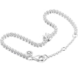 Diamond Bracelet Pan 925 Silver Shining Pav? Tennis Bracelet