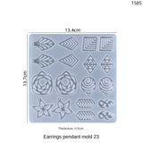 Leaf Shaped Silicone Mold for Epoxy Resin Jewelry