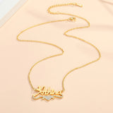 Love Zirconia Necklace Name Necklaces Women's Wedding Jewelry