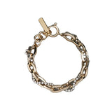 Rhinestone Stainless Steel Bracelet Zircon Adjustable Bracelet
