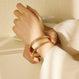Rhinestone Stainless Steel Bracelet Zircon Jewelry Gift