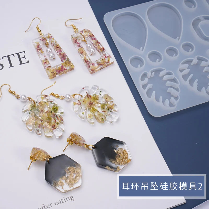 Epoxy Resin Pendant Silicone Mold for Jewelry Making