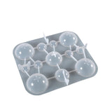 Semicircular Silicone Sphere Mold for Resin Crafts and Ornaments