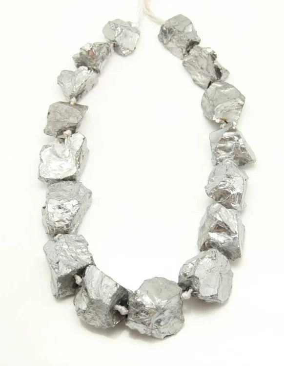 Rough Quartz Titanium Nugget Beads Pendants Natural Crystals