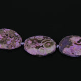 Violet Ocean Stone Faceted Slab Loose Beads for Necklace