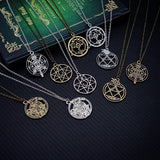 Fullmetal Alchemist Necklace Stainless Steel Chain Magic Circle Metal Necklaces