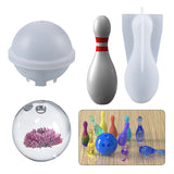 Bowling Games Epoxy Resin Mold Silicone Mould DIY Crafts Decorations