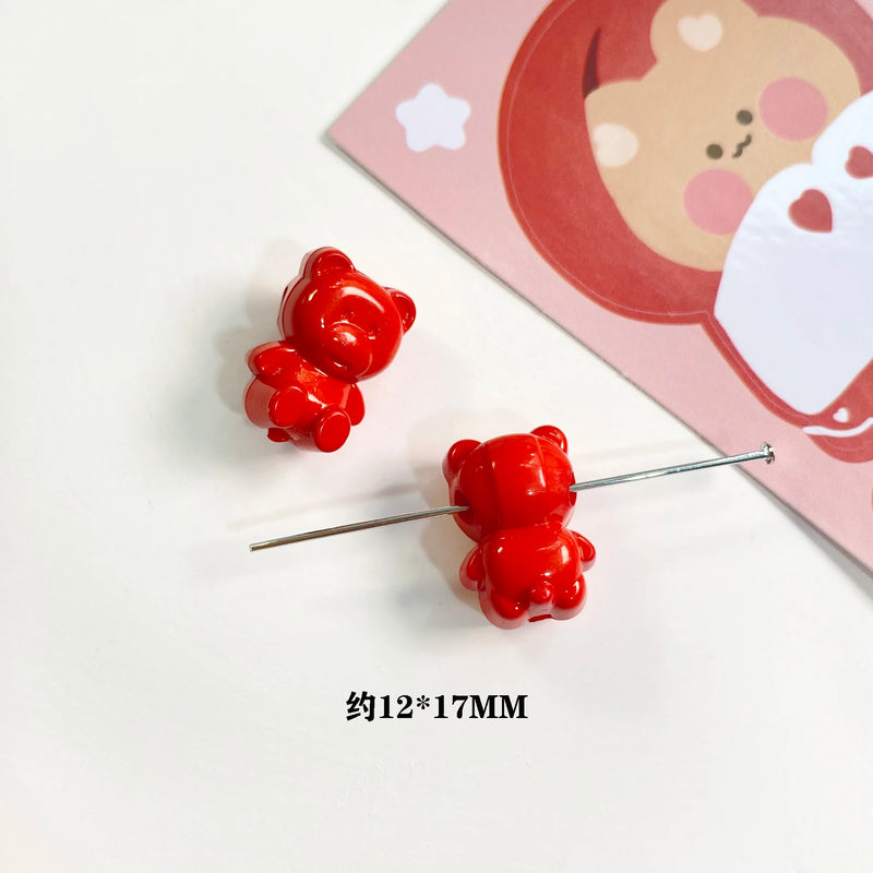 Cute Bear Rabbit Beaded Hair Accessories DIY Material
