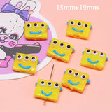 Hand-painted Glass Monster Robot Beads DIY Beading Material