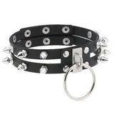 Gothic Punk Leatherwear Necklace
