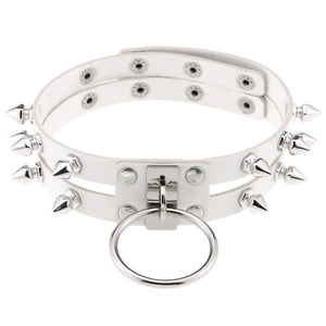 Gothic Punk Leatherwear Necklace