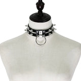 Gothic Punk Leatherwear Necklace