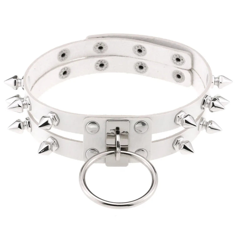 Gothic Punk Leatherwear Necklace