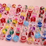 Hand-Painted Glass Beads DIY Earrings Accessories