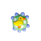 DIY Duck Glass Beads Earrings Pendant Jewelry Accessories