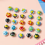 DIY Duck Glass Beads Earrings Pendant Jewelry Accessories