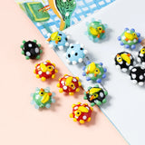 DIY Duck Glass Beads Earrings Pendant Jewelry Accessories