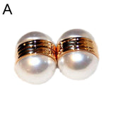 Pearl Magnetic Earrings Therapy Magnet Weight Loss Studs