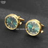 Watch Cufflinks Manchetknopen Business Shirt Suit Cuff Links