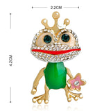 Frog Shape Enamel Brooch for Women, Kids - Lapel Pin for Sweater, Coat