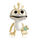 Frog Shape Enamel Brooch for Women, Kids - Lapel Pin for Sweater, Coat