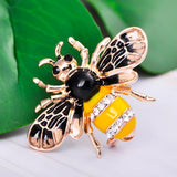 Nimble Bee Shape Enamel Brooches Animal Jewelry Women Men
