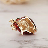 Red Heart Brooches for Hospital Clinic Uniform
