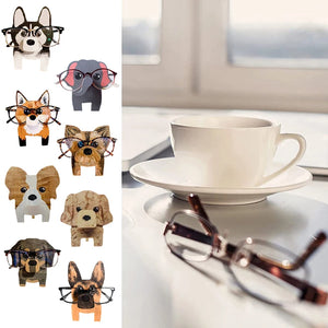 Wood Carving Animal Sunglass Display Stand