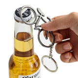 Funny Bicycle Bike Pendant Key Chains Zinc Alloy Charm Multifunction Bottle Open