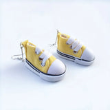 Colorful Mini Canvas Shoes Drop Earrings for Women
